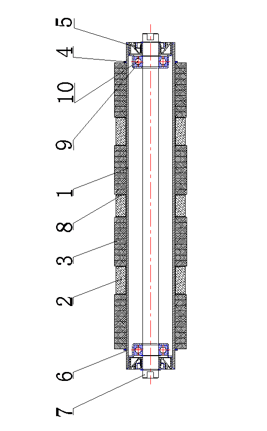 一種耐磨損<a href=http://www.hotmiamicondo.com target=_blank class=infotextkey>托輥</a>實用新型swt